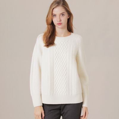 ＜MACKINTOSH LONDON (Women)＞アランニットプルオーバー（Ｇ５Ｎ３５８２１＿＿）