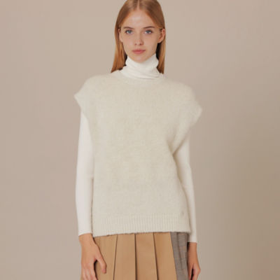 ＜MACKINTOSH LONDON (Women)＞アルパカウールラメニットベスト（Ｇ５Ｎ３８２１１＿＿）