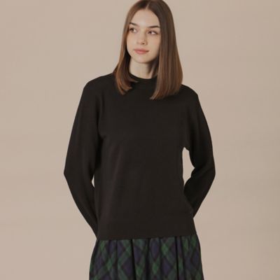 MACKINTOSH LONDON (Women)/マッキントッシュ ロンドン ブリリアントスムースプルオーバー(G5N40626__) クロ09L トップス【三越伊勢丹/公式】