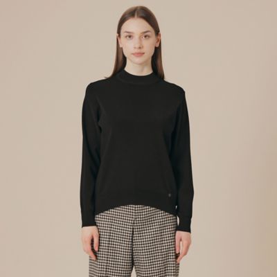 新品タグ付き　定価5万　マッキントッシュロンドン　ドライバーズニット　M Precious掲載】カシミヤシルクニットプルオーバー(トップス