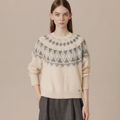 ＜MACKINTOSH LONDON (Women)＞ノルディックニット（Ｇ５Ｎ４４６２８＿＿）