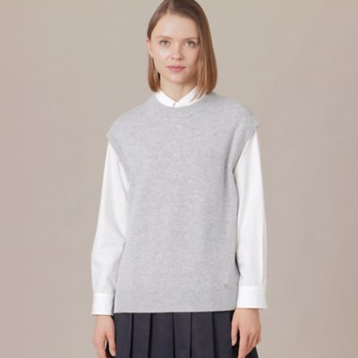 ＜MACKINTOSH LONDON (Women)＞ウールカシミヤニットベスト（Ｇ５Ｎ５５８１９＿＿）