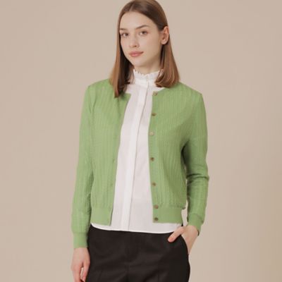 クリアニットレーシーカーディガン（G5N64601＿＿