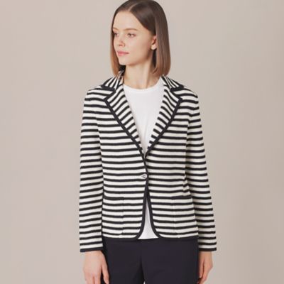 ＜MACKINTOSH LONDON (Women)＞カノコニットジャケット（Ｇ５Ｎ７９１０６＿＿）