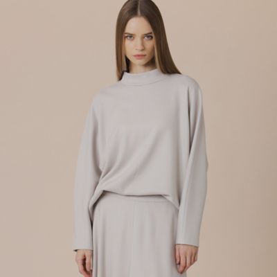 美品 MACKINTOSH LONDON マッキントッシュロンドン 配色 Vネック 長袖 ミックスニット プルオーバー セーター 38 グレー レディース 古着 中古 MACKINTOSH - 美品 MACKINTOSH LONDON マッキントッシュロンドン