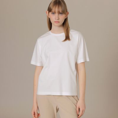 ＜MACKINTOSH LONDON (Women)＞【Ｔｈｅ　Ｅｓｓｅｎｔｉａｌ　Ｃｏｌｌｅｃｔｉｏｎ】プレーティング天竺リラックスＴシャツ（Ｇ５Ｐ０７１５８＿＿）