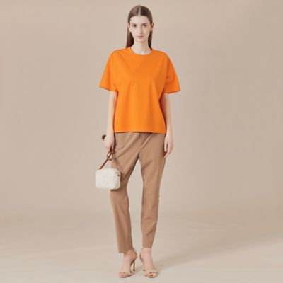 【婦人画報掲載】【Ｔｈｅ　Ｅｓｓｅｎｔｉａｌ　Ｃｏｌｌｅｃｔｉｏｎ】プレーティング天竺半袖Ｔシャツ（Ｇ５Ｐ０７５５８＿＿）