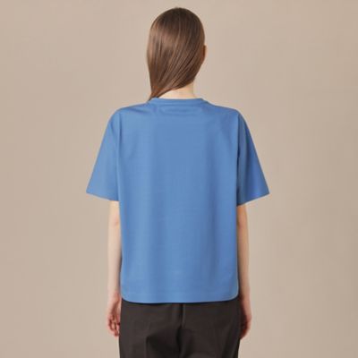 【婦人画報掲載】【Ｔｈｅ　Ｅｓｓｅｎｔｉａｌ　Ｃｏｌｌｅｃｔｉｏｎ】プレーティング天竺半袖Ｔシャツ（Ｇ５Ｐ０７５５８＿＿）