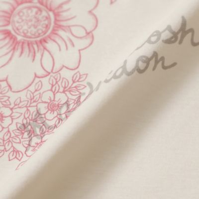 【婦人画報掲載】【ＢＩＢＵＲＹ　ＦＬＯＷＥＲ】ハイゲージスムースバイブリーフラワープリントＴシャツ（Ｇ５Ｐ０９３５７＿＿）
