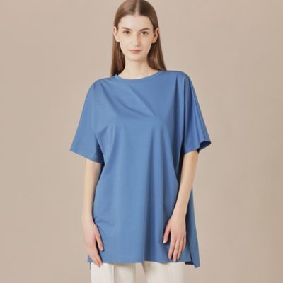 【Ｔｈｅ　Ｅｓｓｅｎｔｉａｌ　Ｃｏｌｌｅｃｔｉｏｎ】プレーティング天竺半袖ロングＴシャツ（Ｇ５Ｐ１４５５８＿＿）