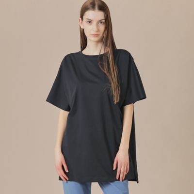 【Ｔｈｅ　Ｅｓｓｅｎｔｉａｌ　Ｃｏｌｌｅｃｔｉｏｎ】プレーティング天竺半袖ロングＴシャツ（Ｇ５Ｐ１４５５８＿＿）