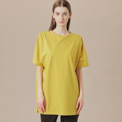 【Ｔｈｅ　Ｅｓｓｅｎｔｉａｌ　Ｃｏｌｌｅｃｔｉｏｎ】プレーティング天竺半袖ロングＴシャツ（Ｇ５Ｐ１４５５８＿＿）