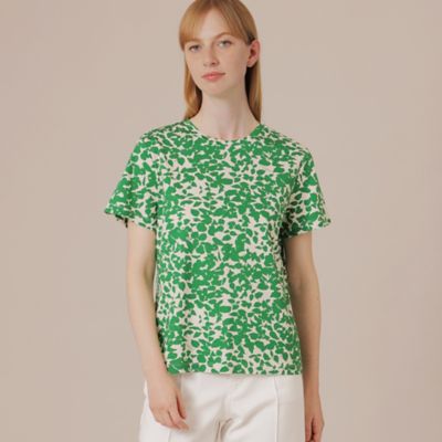 シルエットフラワーTシャツ（G5P18366＿＿