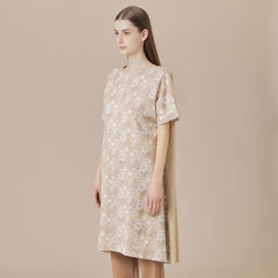 【婦人画報掲載】【ＢＩＢＵＲＹ　ＦＬＯＷＥＲ】カラーバイブリーフラワーロングＴシャツ（Ｇ５Ｐ１８５５９＿＿）
