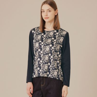 MACKINTOSH LONDON (Women)/マッキントッシュ ロンドン【BIBURY FLOWER】オータムバイブリーコンビプルオーバー(G5P19659__) アオ28L トップス【三越伊勢丹/公式】