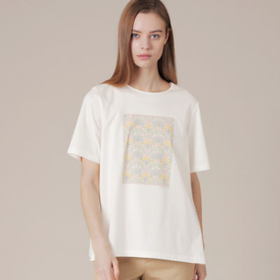 ＜MACKINTOSH LONDON (Women)＞【ＢＩＢＵＲＹ　ＦＬＯＷＥＲ　００２】プリントＴシャツ（Ｇ５Ｐ２２７６４＿＿）