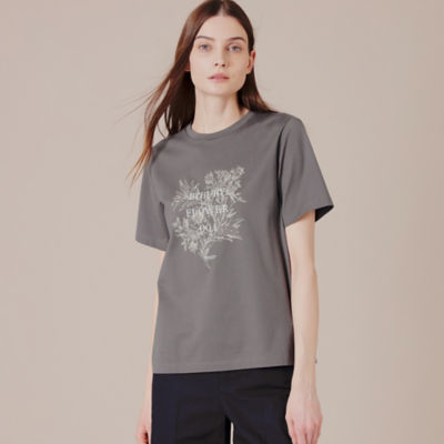 ＜MACKINTOSH LONDON (Women)＞【ＢＩＢＵＲＹ　ＦＬＯＷＥＲ　００１】カラープリントＴシャツ（Ｇ５Ｐ３６７６０＿＿）