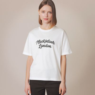 ＜MACKINTOSH LONDON (Women)＞ロゴプリントＴシャツ（Ｇ５Ｐ３７１５７＿＿）