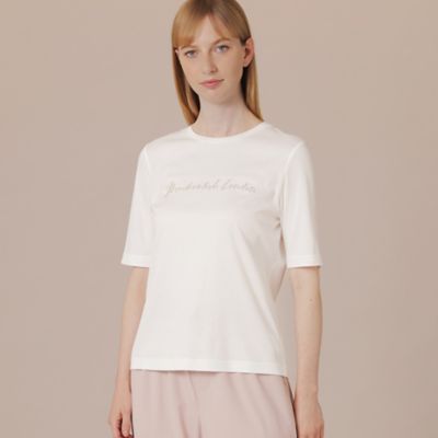 ＜MACKINTOSH LONDON (Women)＞シャインリブＴシャツ（Ｇ５Ｐ３７３６１＿＿）