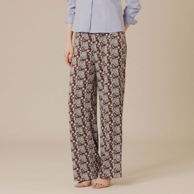 ＜MACKINTOSH LONDON (Women)＞【ＢＩＢＵＲＹ　ＦＬＯＷＥＲ】バイカラーバイブリーサテンパンツ（Ｇ５Ｒ０３６２９＿＿）