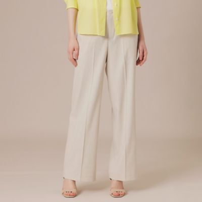 ＜MACKINTOSH LONDON (Women)＞【婦人画報掲載】麻レーヨンストレッチパンツ（Ｇ５Ｒ０５３３３＿＿）