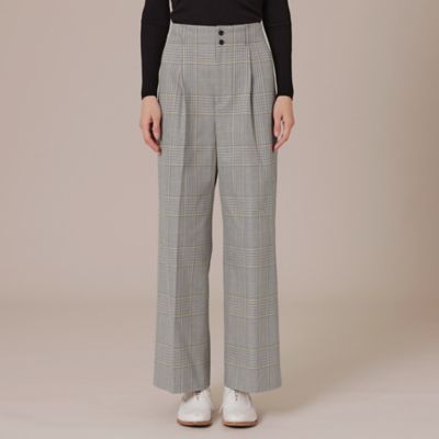 カラーペングレンチェックワイドパンツ（Ｇ５Ｒ１２２８５＿＿）