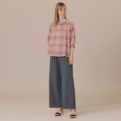 【Ｌｅｓｂｕｒｙ　Ｅａｓｙ　Ｐａｎｔｓ／レスベリー　イージーパンツ　】トリコットストレッチストレートパンツ（Ｇ５Ｒ１３３３５＿＿）