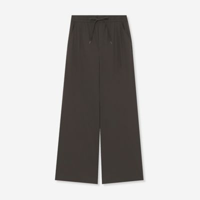 【Ｌｅｓｂｕｒｙ　Ｅａｓｙ　Ｐａｎｔｓ／レスベリー　イージーパンツ】トリコットストレッチワイドパンツ（Ｇ５Ｒ１３５４３＿＿）