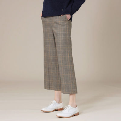 ＜MACKINTOSH LONDON (Women)＞ストレッチサキソニーチェックパンツ（Ｇ５Ｒ１３６４３＿＿）