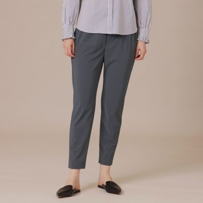 ＜MACKINTOSH LONDON (Women)＞【Ｌｅｓｂｕｒｙ　Ｅａｓｙ　Ｐａｎｔｓ／レスベリー　イージーパンツ　】トリコットストレッチクロップドパンツ（Ｇ５Ｒ８５３３５＿＿）