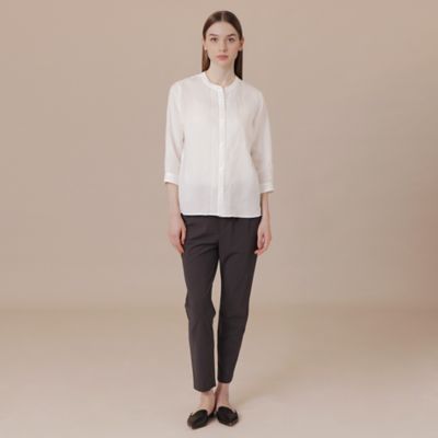 【Ｌｅｓｂｕｒｙ　Ｅａｓｙ　Ｐａｎｔｓ／レスベリー　イージーパンツ　】トリコットストレッチクロップドパンツ（Ｇ５Ｒ８５３３５＿＿）