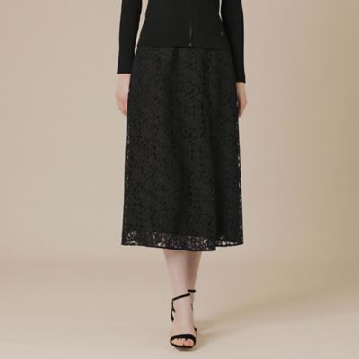 ＜MACKINTOSH LONDON (Women)＞ボタニカルレーススカート（Ｇ５Ｓ０３６１５＿＿）