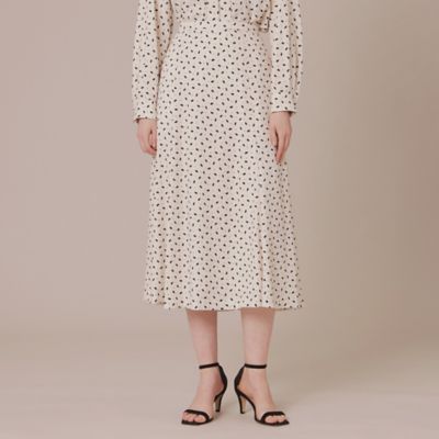 ＜MACKINTOSH LONDON (Women)＞【エクラ掲載】ビーンズドットプリントスカート（Ｇ５Ｓ０４３２８＿＿）