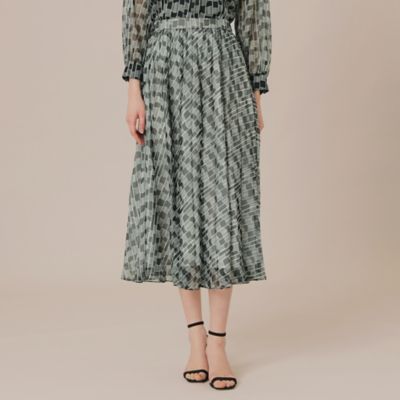 ＜MACKINTOSH LONDON (Women)＞グラフィカルメッシュプリントスカート（Ｇ５Ｓ０４５２５＿＿）