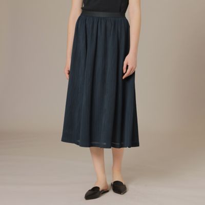 【★お買得★新品】「MACKINTOSHLONDON プリーツスカート」 リネンライクボイルプリーツスカート(スカート)｜MACKINTOSH