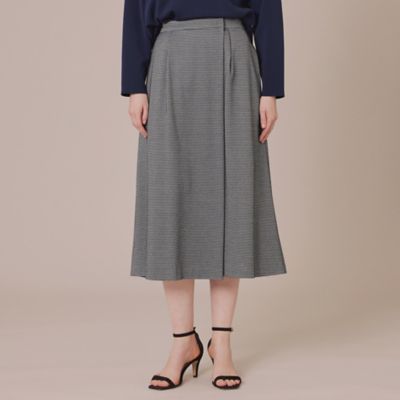 ＜MACKINTOSH LONDON (Women)＞ハウンドトゥースジャージスカート（Ｇ５Ｓ０７３２６＿＿）