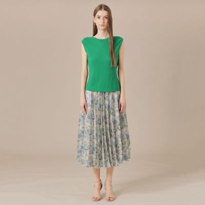 【婦人画報掲載】【ＢＩＢＵＲＹ　ＦＬＯＷＥＲ】ドローイングカラーバイブリーフラワースカート（Ｇ５Ｓ０９５３５＿＿）