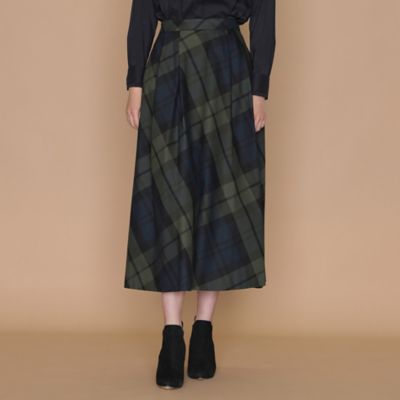 ＜MACKINTOSH LONDON (Women)＞ブラックウォッチスカート（Ｇ５Ｓ１０２１０＿＿）