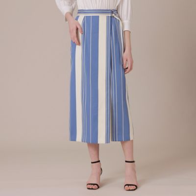 ＜MACKINTOSH LONDON (Women)＞【ＷＥＢ・一部店舗限定】コットンランダムストライプスカート（Ｇ５Ｓ１１３７３＿＿）