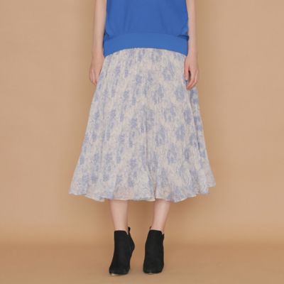 MACKINTOSH LONDON (Women)/マッキントッシュ ロンドン 【ＢＩＢＵＲＹ　ＦＬＯＷＥＲ】ラインバイブリースカート（Ｇ５Ｓ１６２０１＿＿）