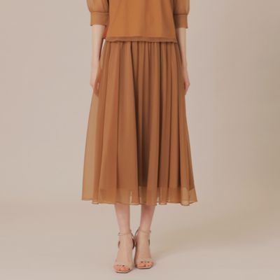 ＜MACKINTOSH LONDON (Women)＞シアージャージスカート（Ｇ５Ｓ２２５６６＿＿）