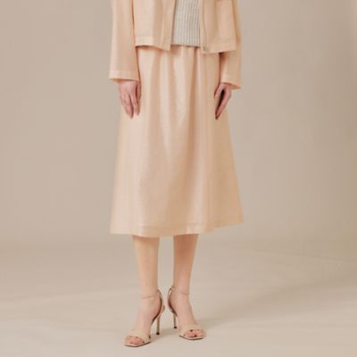 ＜MACKINTOSH LONDON (Women)＞シャイニーシアースカート（Ｇ５Ｓ２３５３４＿＿）