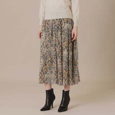＜MACKINTOSH LONDON (Women)＞ボタニカルウォールプリントスカート（Ｇ５Ｓ７３６９４＿＿）