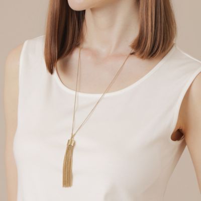 MACKINTOSH LONDON (Women)/マッキントッシュ ロンドン タッセルチェーンネックレス(G5V01608__)