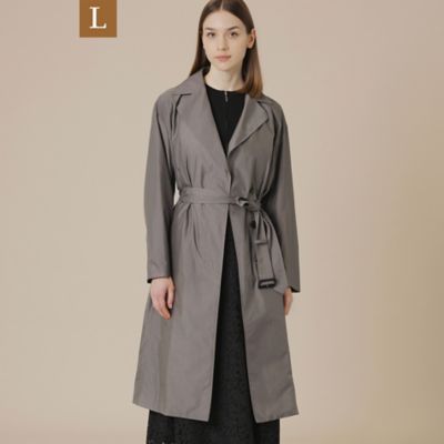 ＜MACKINTOSH LONDON L (Women/大きいサイズ)＞【送料無料】【Ｌ】【ＲＥＳＦＯＮ／レスフォン】ミニリップナイロンコート（Ｇ７Ａ０６６１４＿＿）