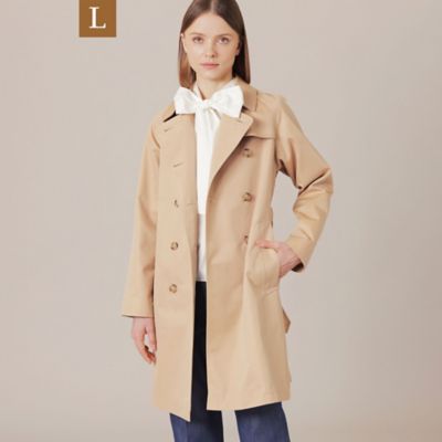 ＜MACKINTOSH LONDON L (Women/大きいサイズ)＞【Ｌ】【ＦＡＬＫＩＲＫ／ファルカーク】ハイブリッドギャバジントレンチコート（Ｇ７Ａ０８１２１＿＿）