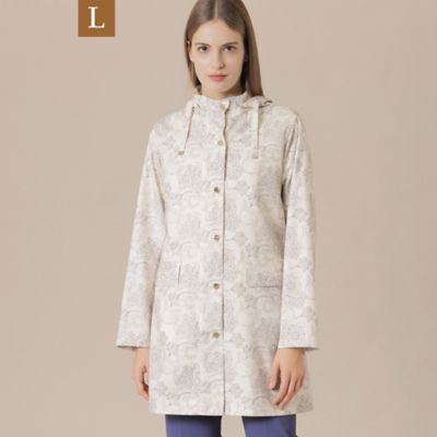 MACKINTOSH LONDON L (Women/大きいサイズ)/マッキントッシュ ロンドンＬ 【Ｌ】【ＢＩＢＵＲＹ　ＦＬＯＷＥＲ】バイブリーレインタフタコート（Ｇ７Ａ１１５５６＿＿）