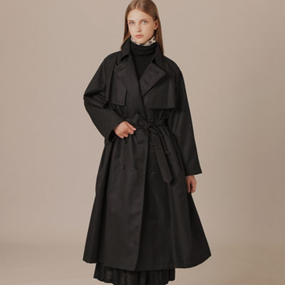 ＜MACKINTOSH LONDON L (Women/大きいサイズ)＞【Ｌ】【ＨＡＷＫＨＩＬＬ／ホークヒル】ハイブリッドギャバジントレンチコート（Ｇ７Ａ７３２２１＿＿）