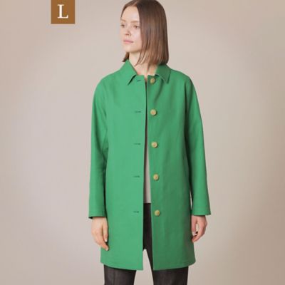 ＜MACKINTOSH LONDON L (Women/大きいサイズ)＞【Ｌ】コットンチェックダブルフェイスステンカラーコート（Ｇ７Ａ７５１２５＿＿）