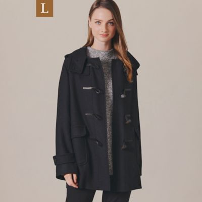 【Ｌ】バイカラーリバーダッフルコート（Ｇ７Ｂ０１８３９＿＿）